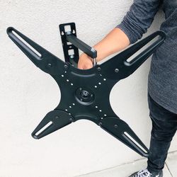 New $12 Full Motion 17”-42” TV Wall Mount Bracket Swivel Max Weight 45lbs, VESA 100-400mm 