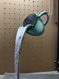 Floating Cup Splash Sculpture