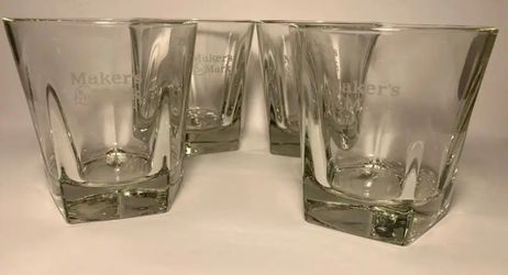 Maker’s Mark Etched Whiskey Tumblers-set of 4