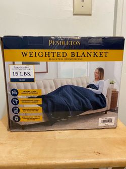 Weighted Blanket for helping you to relax and better sleep, eases stress and anxiety and provide calmness. New.