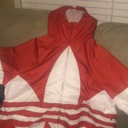 Adidas Red Big Trefoil Jacket