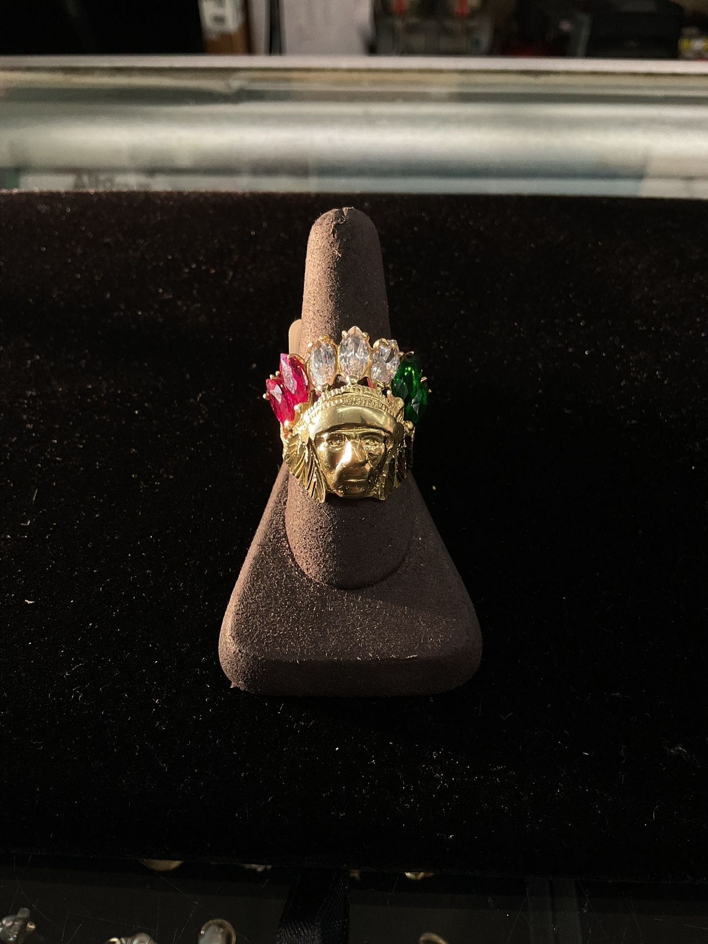 14k Indian Head Ring 39329-17