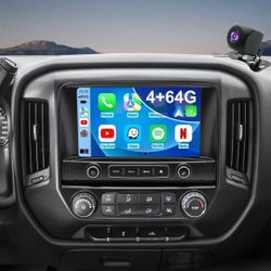 New 丨Car Stereo fit Chevy Silverado GMC Sierra 2014-2018 CarPlay GPS