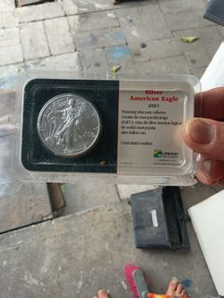 Littleton 2002 silver eagle
