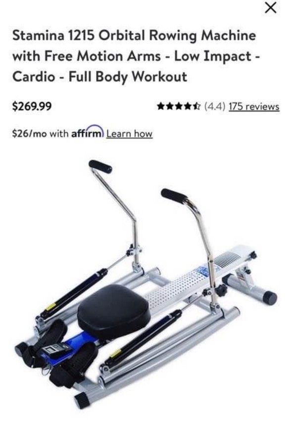 Orbital ROWING machine