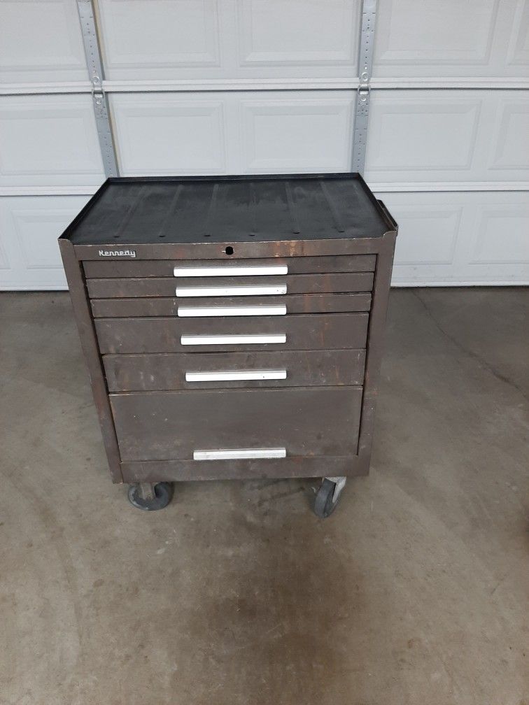 Vintage Kennedy Rolling Tool Box Chest 