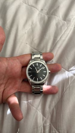 Armani exchange black dial watch