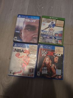 PS4 & Xbox One Video Games Bundle – Lot of 4