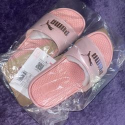 New PUMA Size 13C -Child Cool Cat Sandals Slides Sport