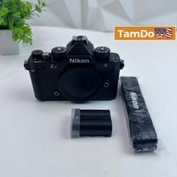 Nikon Z f Mirrorless Digital Camera Body Only 24.5MP 4K Black FX Format Zf
