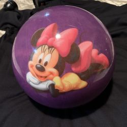 Minnie mouse bowling ball