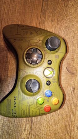 HALO 3 ODST SPECIAL EDITION XBOX. 360 ILIVE GREEN OEM CONTROLLER