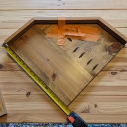 Solid Wood Floating Shelf For Corner