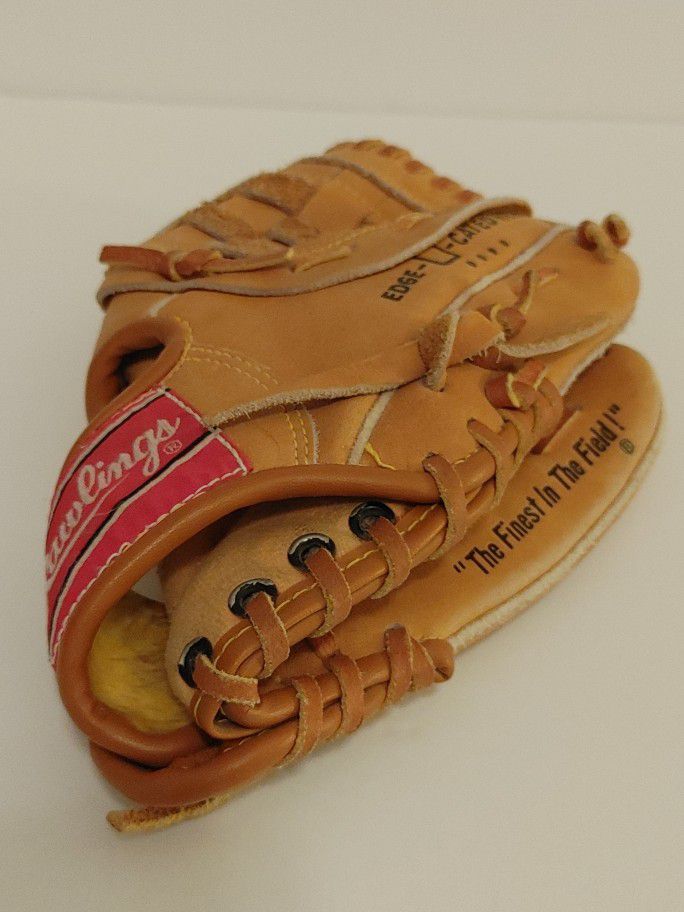 Rawlings RBG36JR Mark McGuireFull Grain Leather 9 1/2" Youth Baseball Glove RHT 