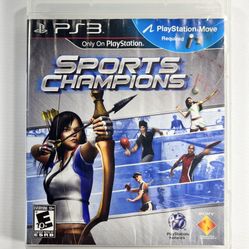 Sports Champions PlayStation Move Sony Playstation 3 Complete with Manual Tested