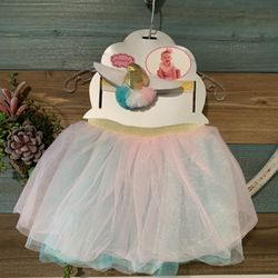 Little girls new unicorn costume dress 12 to 24 months