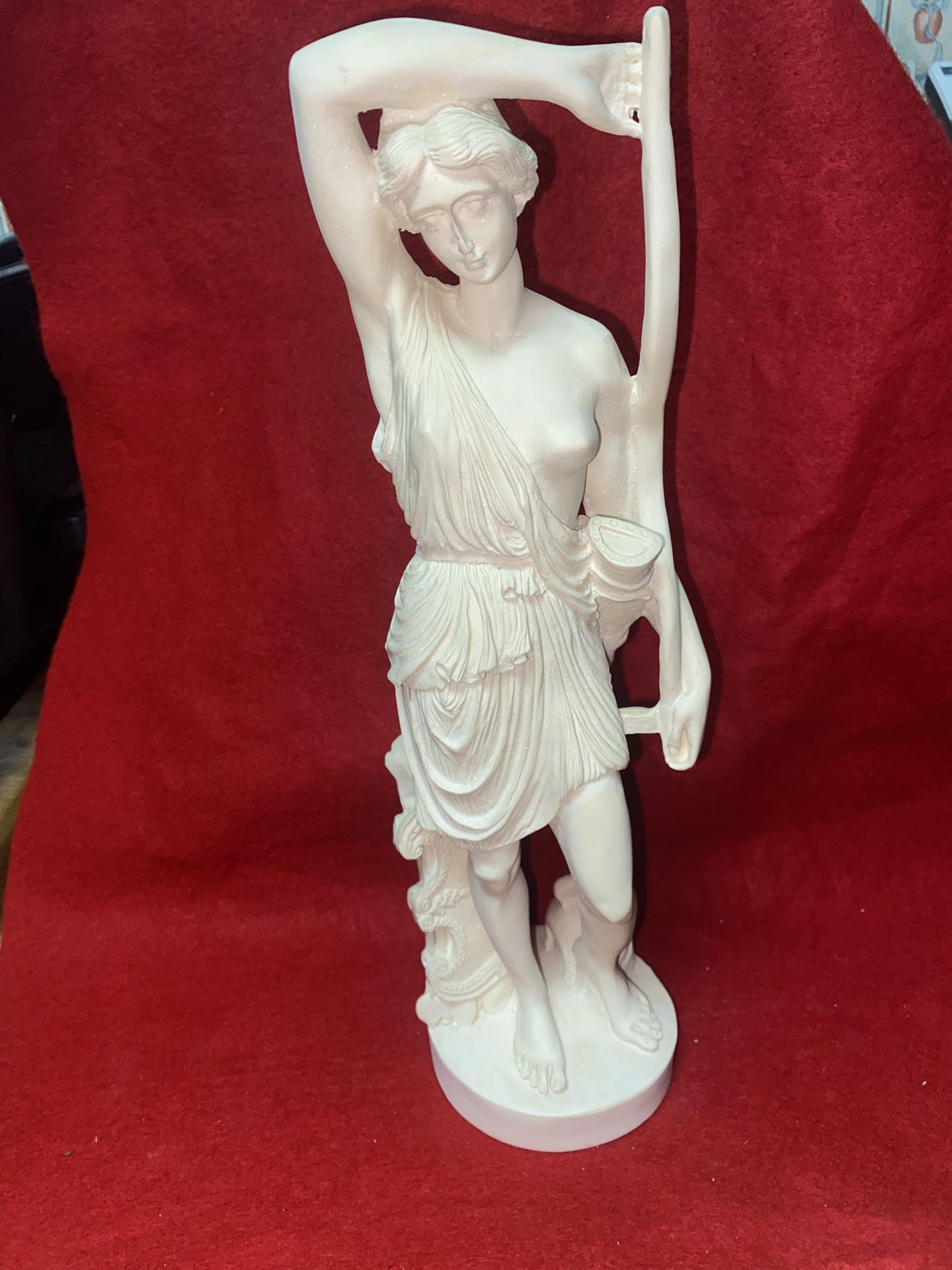 12.5 Inch Alabaster Greek Figurine Imported From Greece (2 available)