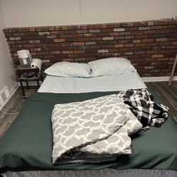Novaform Twin Mattress + Metal Bed Frame