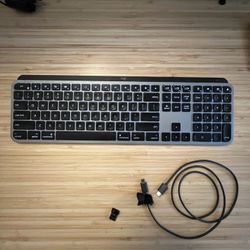 Logitech MX Keys - Wireless Bluetooth Keyboard Silver