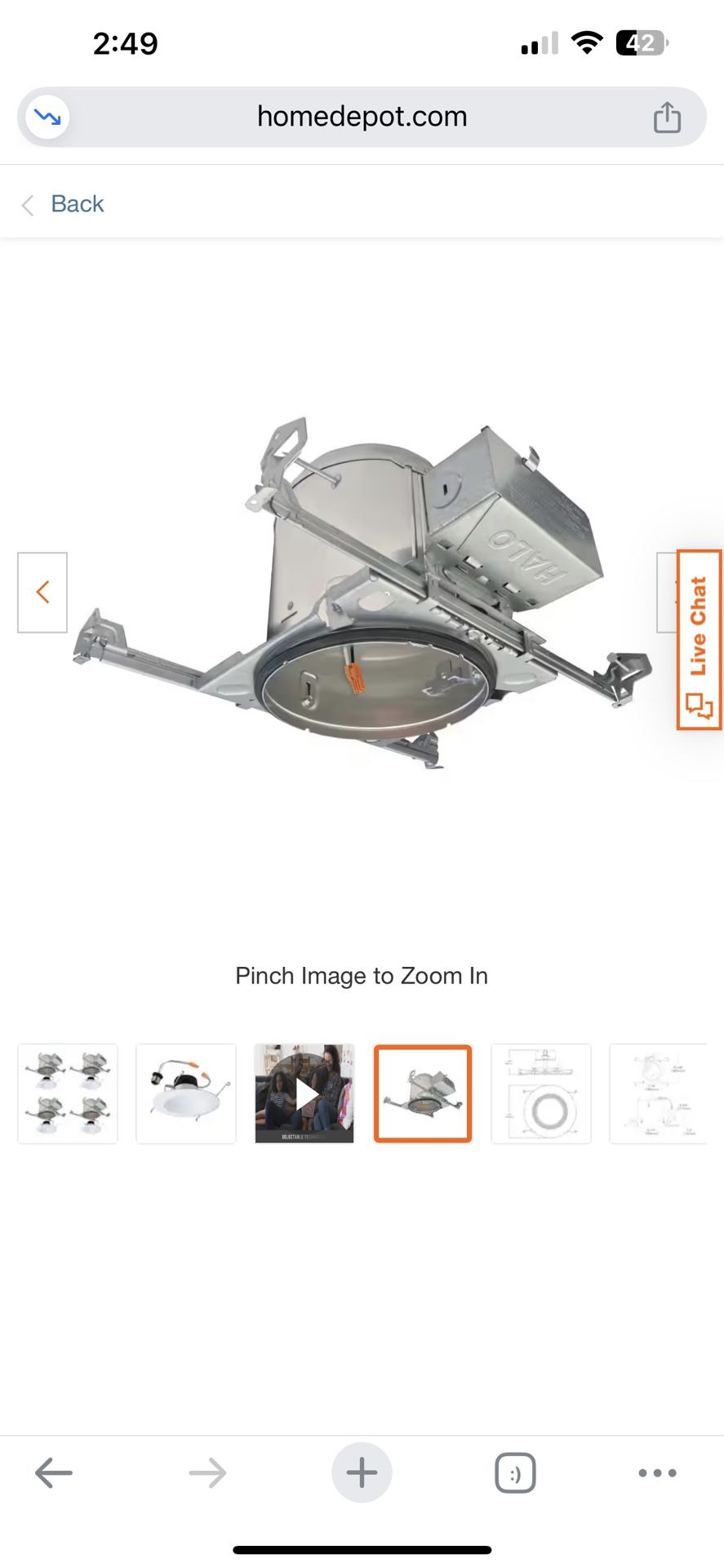 Halo 6in. LED cans