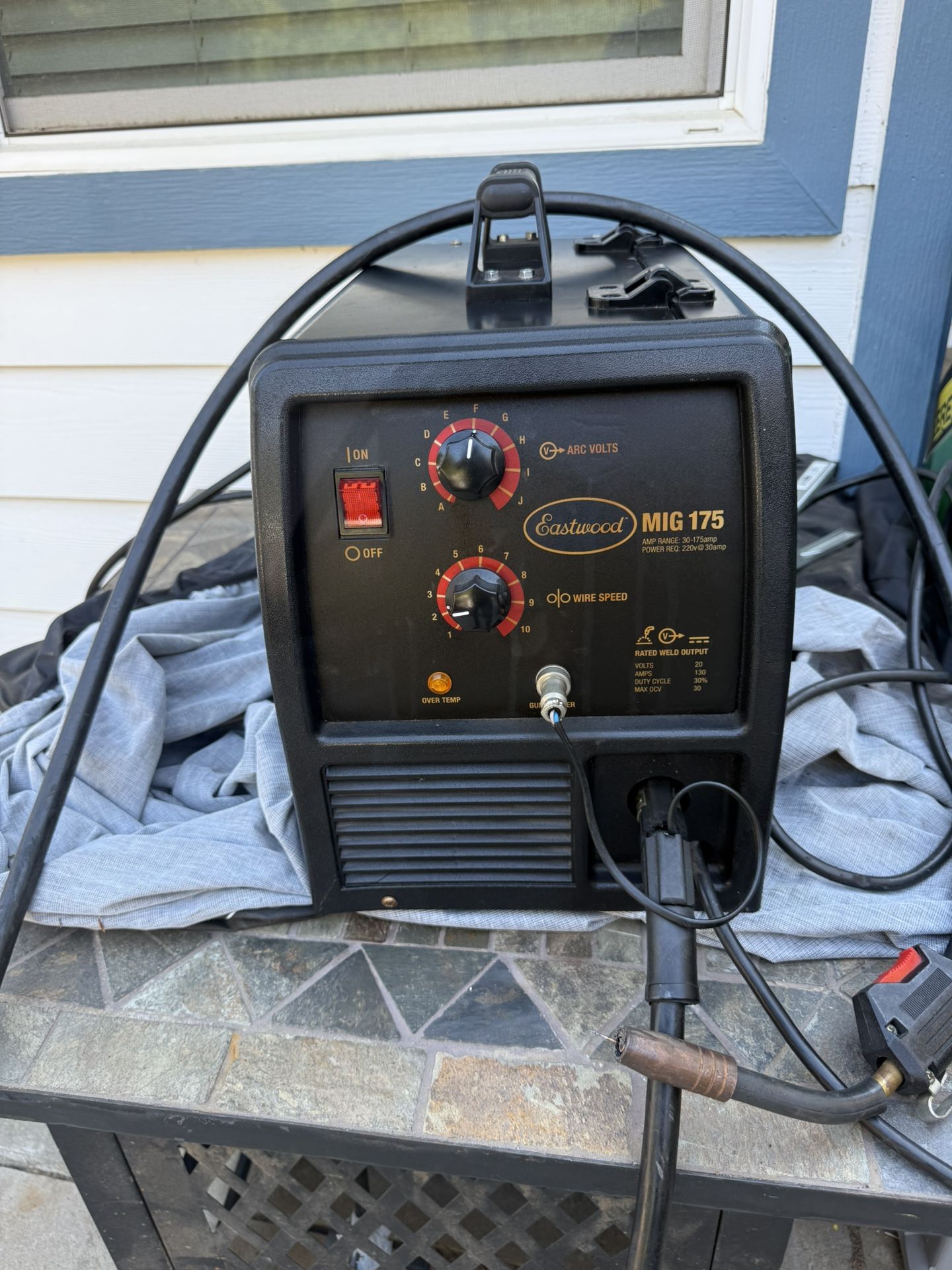 EASTWOOD MIG175 WIRE FEED WELDER