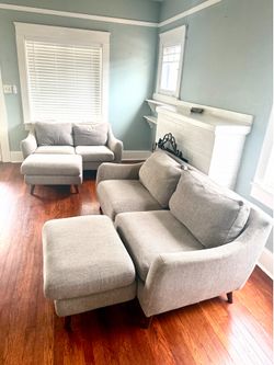 Gray Sofa and Love Seat set
