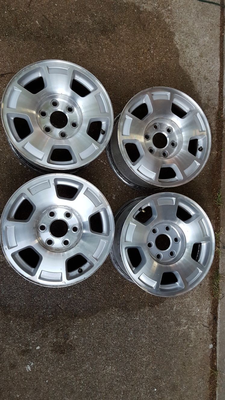 6 lug Chev rims