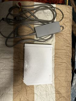 Wii Console With Wires