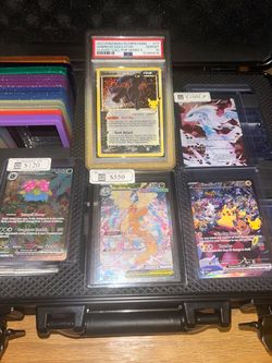 Pokemon cards graded PSA 10 slab