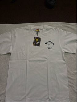 White Bape tee