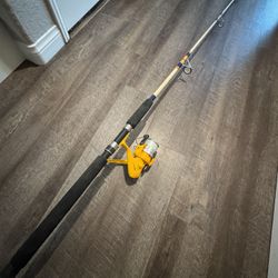 Custom Spinning Fishing Rod.  Great Beginner Set Up 7’ 15-30 Lb Fishing 