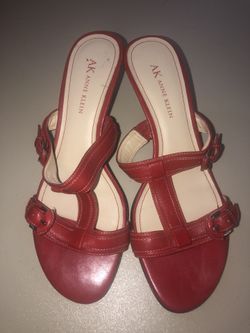 Anne Klein Open Toe Heels Size 7