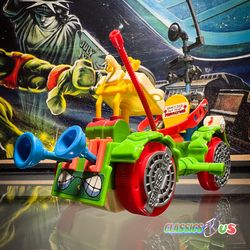 Toilet Taxi Teenage Mutant Ninja Turtles TMNT 1990 Playmates Incomplete AS IS