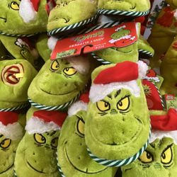 Grinch Christmas Slippers 