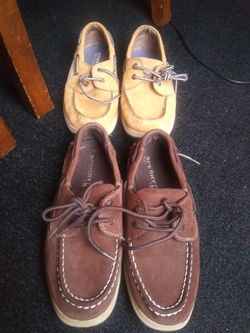 Boys sperrys sz 3 and 3.5