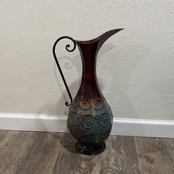 Metal Decor Vase