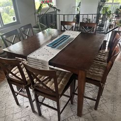 Solid Wood Table And Chairs