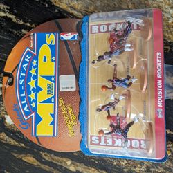 Houston Rockets From 1997 Collectible Figurines New In Box From 1997 Never Opened