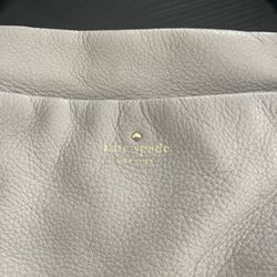 Light Gray Leather Kate Spade Bag