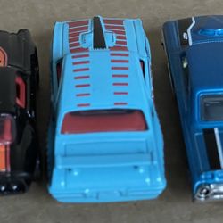 Three Hot Wheels 