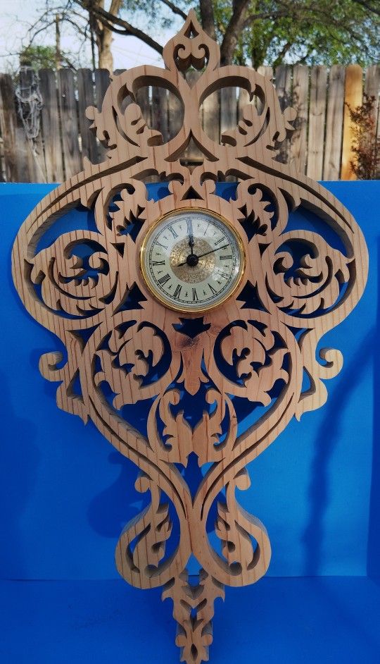 Handmade Wooden Wall Clock