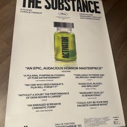 Original Movie Poster: The Substance (Double Sided, 27x40)
