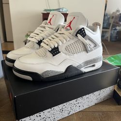Air Jordan 4 White Cement