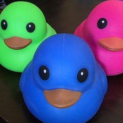 Squishy Colorful Ducks