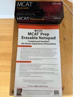 MCAT Flashcards & Erasable Notepad
