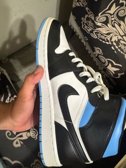 Nike Air Jordan 1 Mid University Blue Black UNC Men