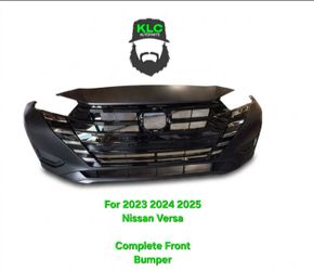For 2023 2024 2025 Nissan Versa

Complete Front Bumper