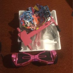 Evercross Electric Hoverboard And Attachment 