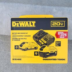 Dewalt 
20V MAX 6.0Ah & 4.0Ah Battery & Charger (New)