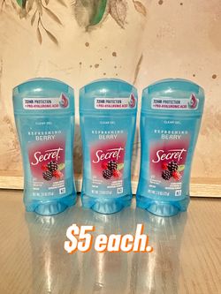 Secret Deodorant.